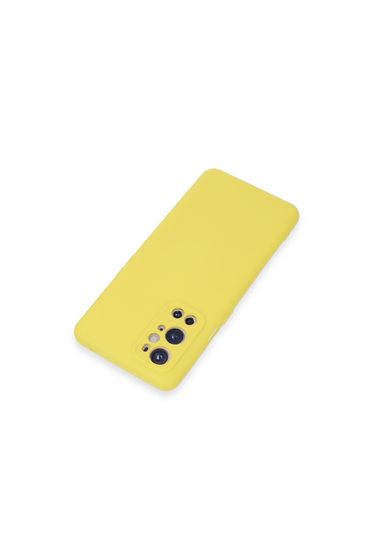 One Plus 9 Pro Kılıf Nano içi Kadife Silikon - Sarı