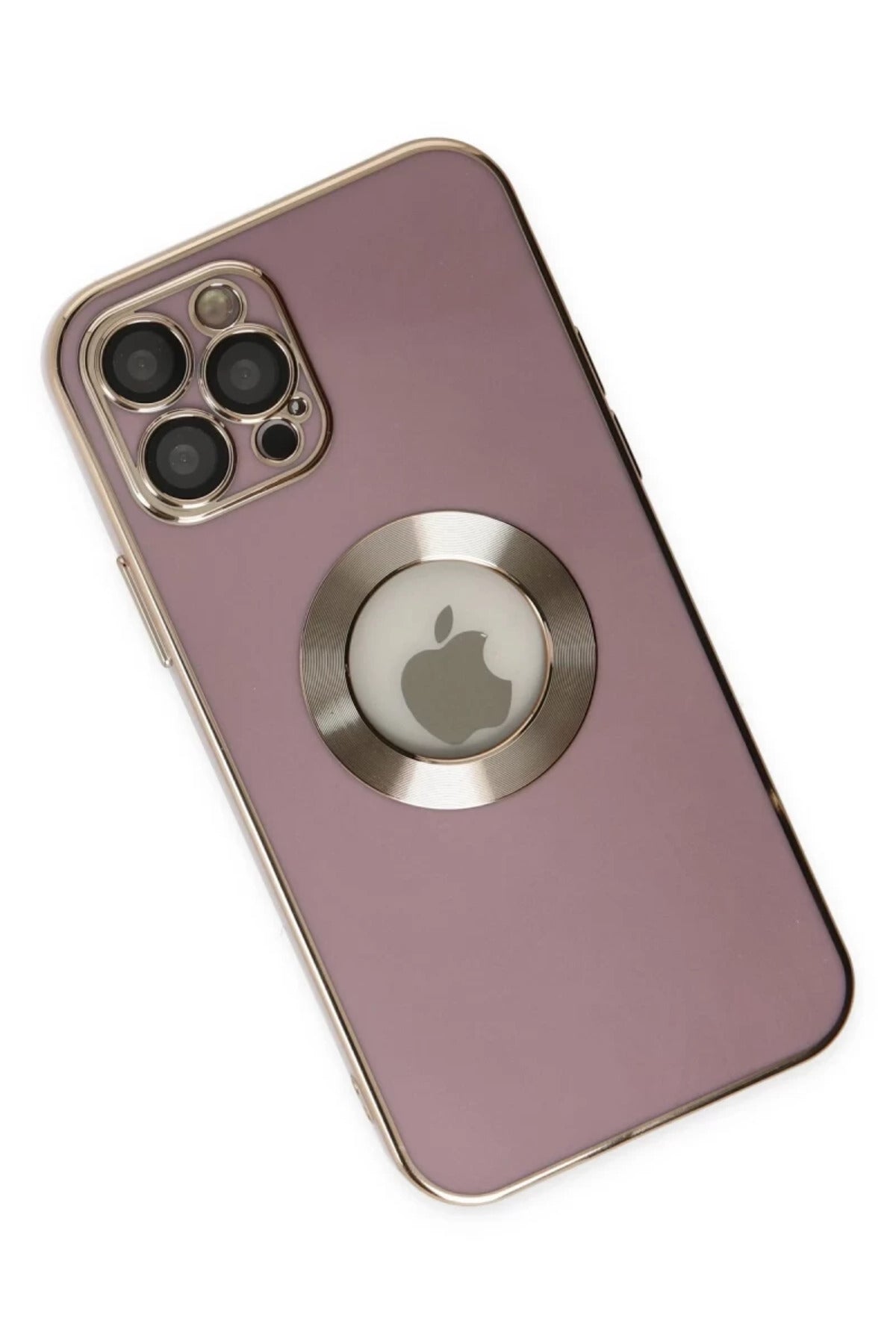 Apple iPhone 12 Pro Uyumlu Kılıf Store Silikon - Mor