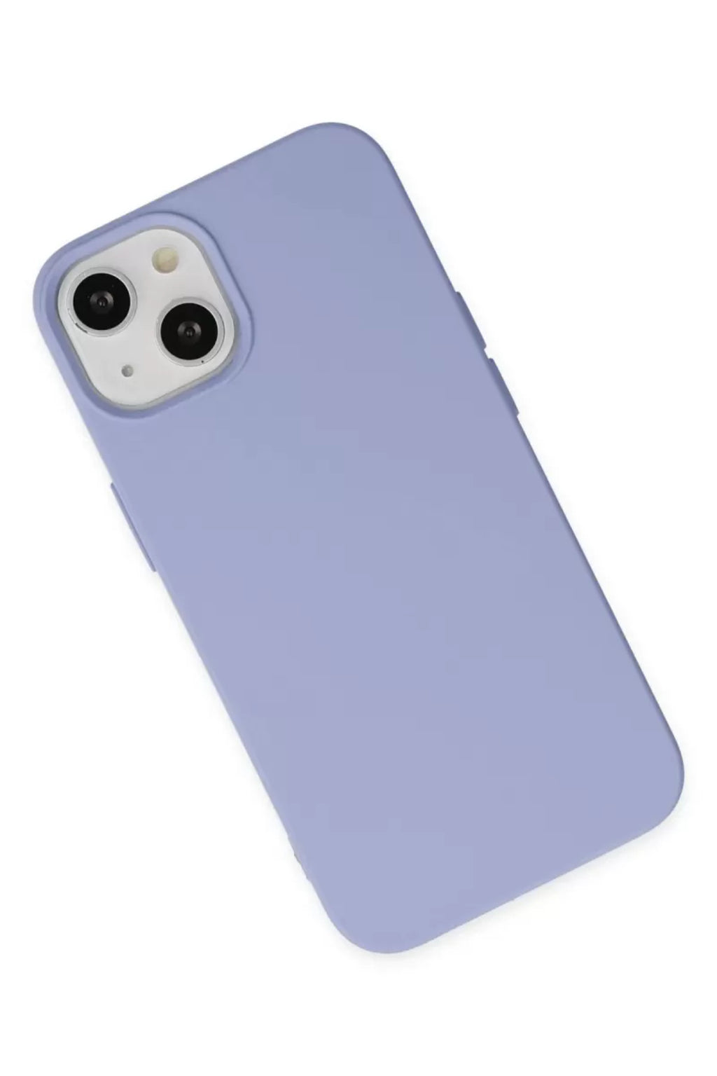 Apple iPhone 14 Uyumlu Kılıf Nano içi Kadife Silikon - Lila