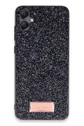 Onegif Samsung Galaxy A05 Uyumlu Bright Simli Kapak - Siyah