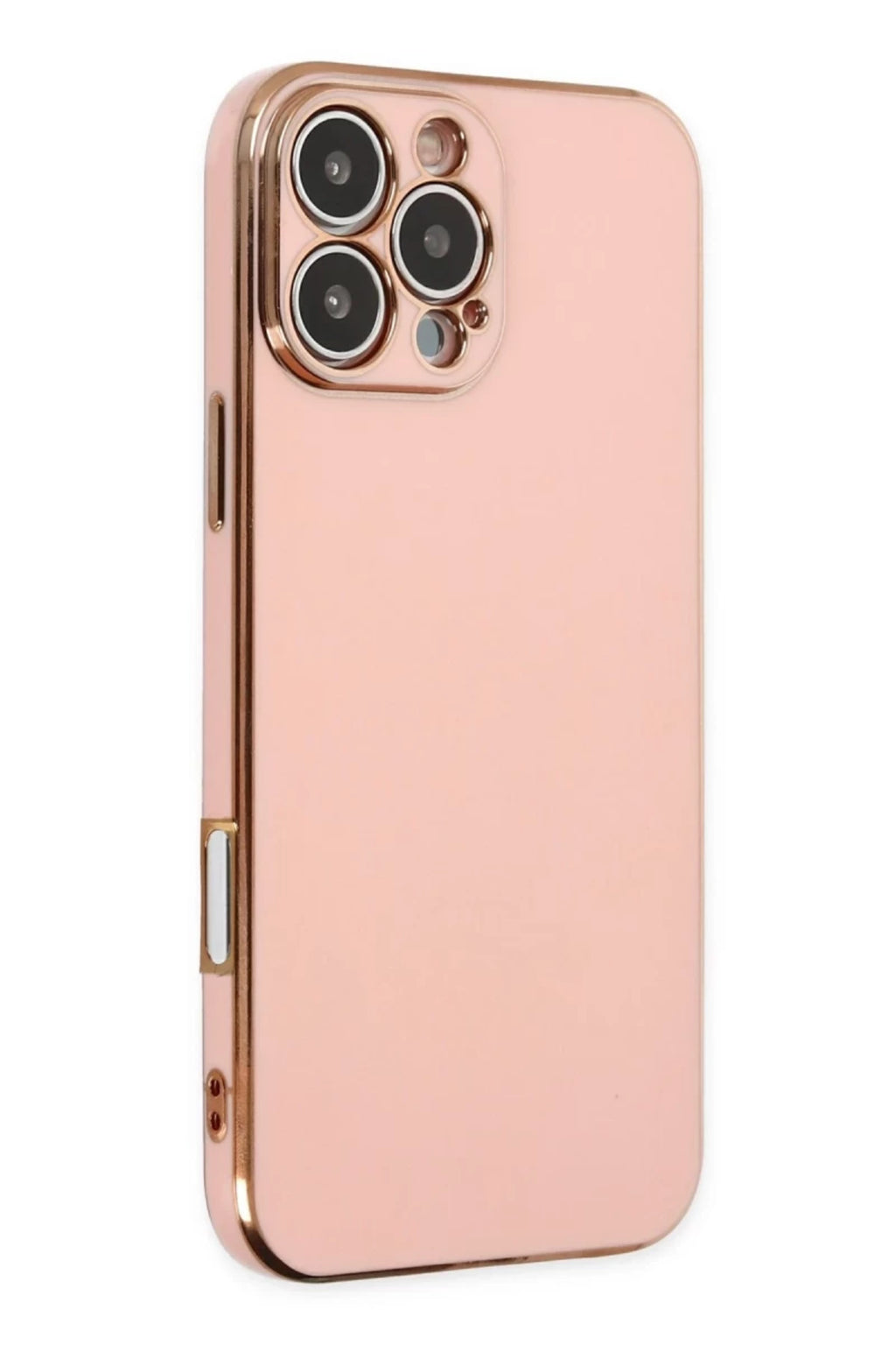 Apple iPhone 16 Pro Uyumlu Kılıf Volet Silikon - Pembe