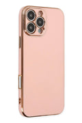 Apple iPhone 16 Pro Uyumlu Kılıf Volet Silikon - Pembe