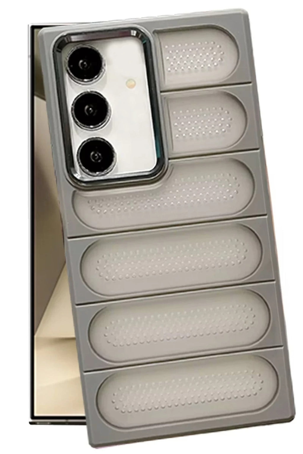 Samsung Galaxy S24 Uyumlu Kılıf Airmax Silikon Kapak - Titan Gri