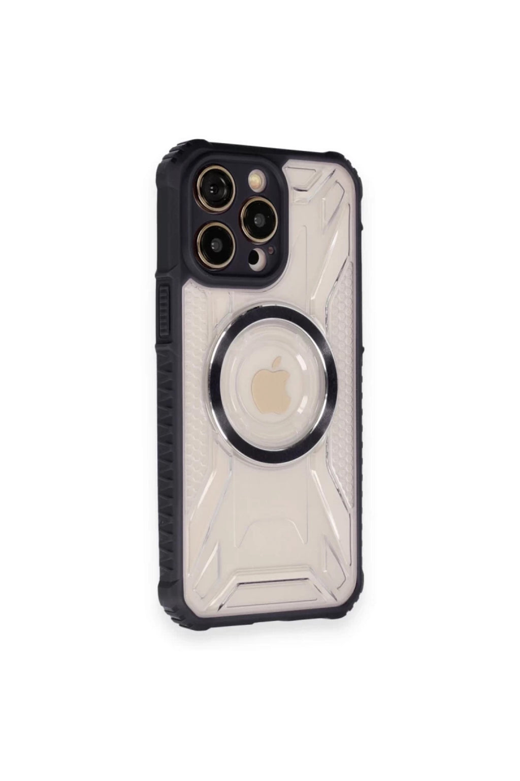 Apple iPhone 12 Pro Max Uyumlu Kılıf Prag Magneticsafe Kapak - Siyah