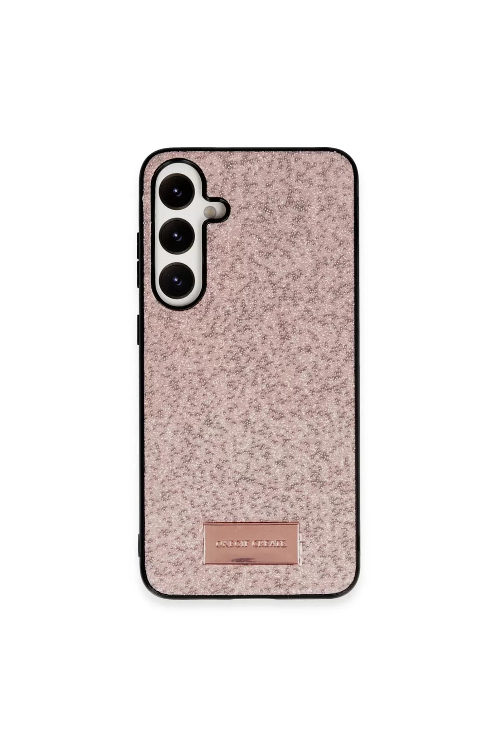 Onegif Samsung Galaxy A05S Uyumlu Bright Simli Kapak - Pembe