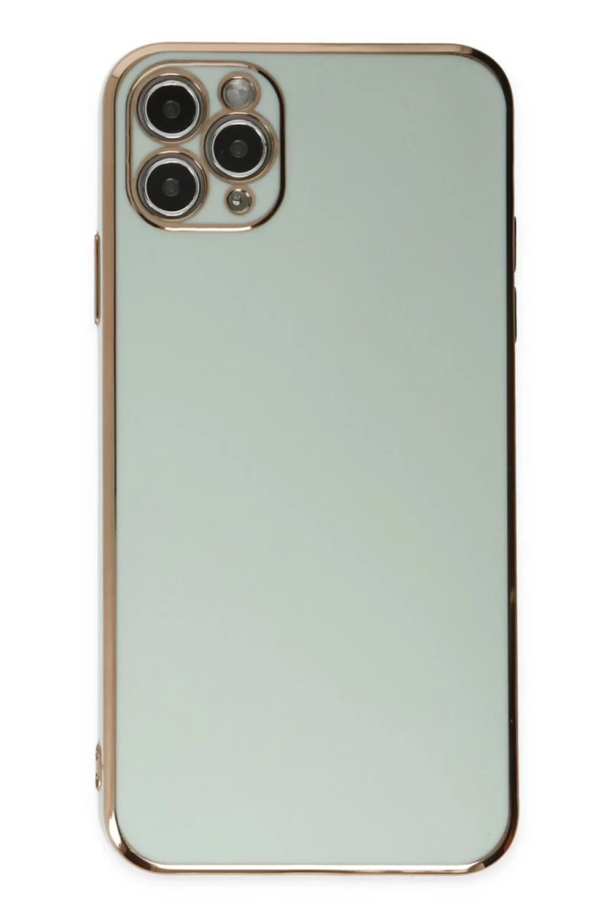 Apple iPhone 11 Pro Max Uyumlu Kılıf Volet Silikon - Açık Yeşil