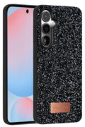Onegif Samsung Galaxy S24 Plus Uyumlu Bright Simli Kapak - Siyah