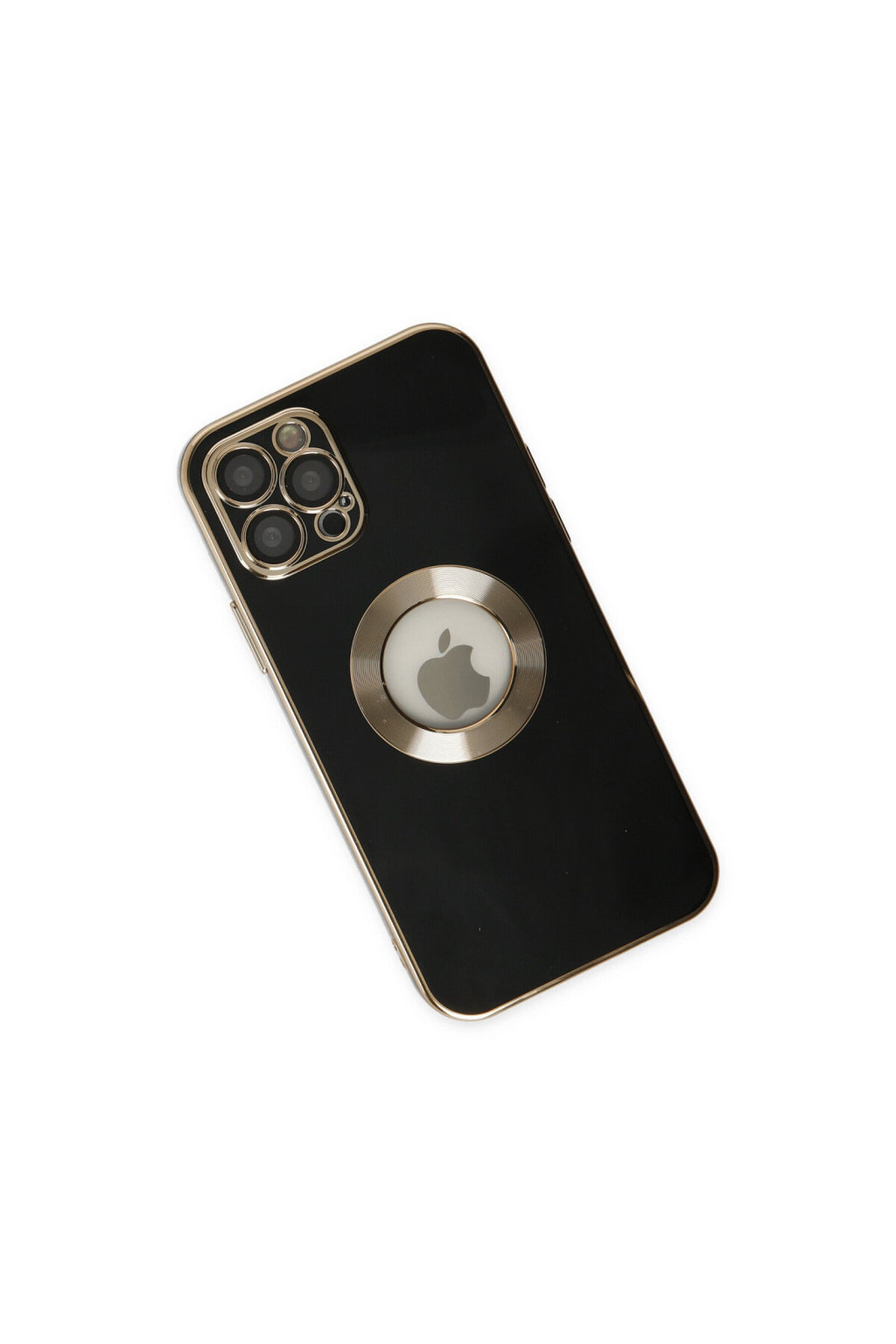 Apple iPhone 12 Pro Max Uyumlu Kılıf Store Silikon - Siyah