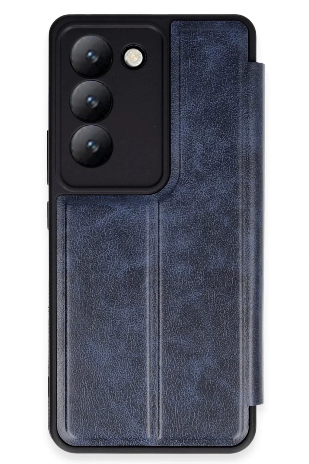 Vivo V30 Lite 4G Uyumlu Kılıf Flip Cover - Lacivert
