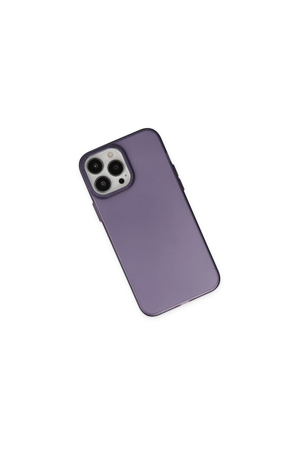 Apple iPhone 14 Pro Max Uyumlu Kılıf Modos Metal Kapak - Derin Mor