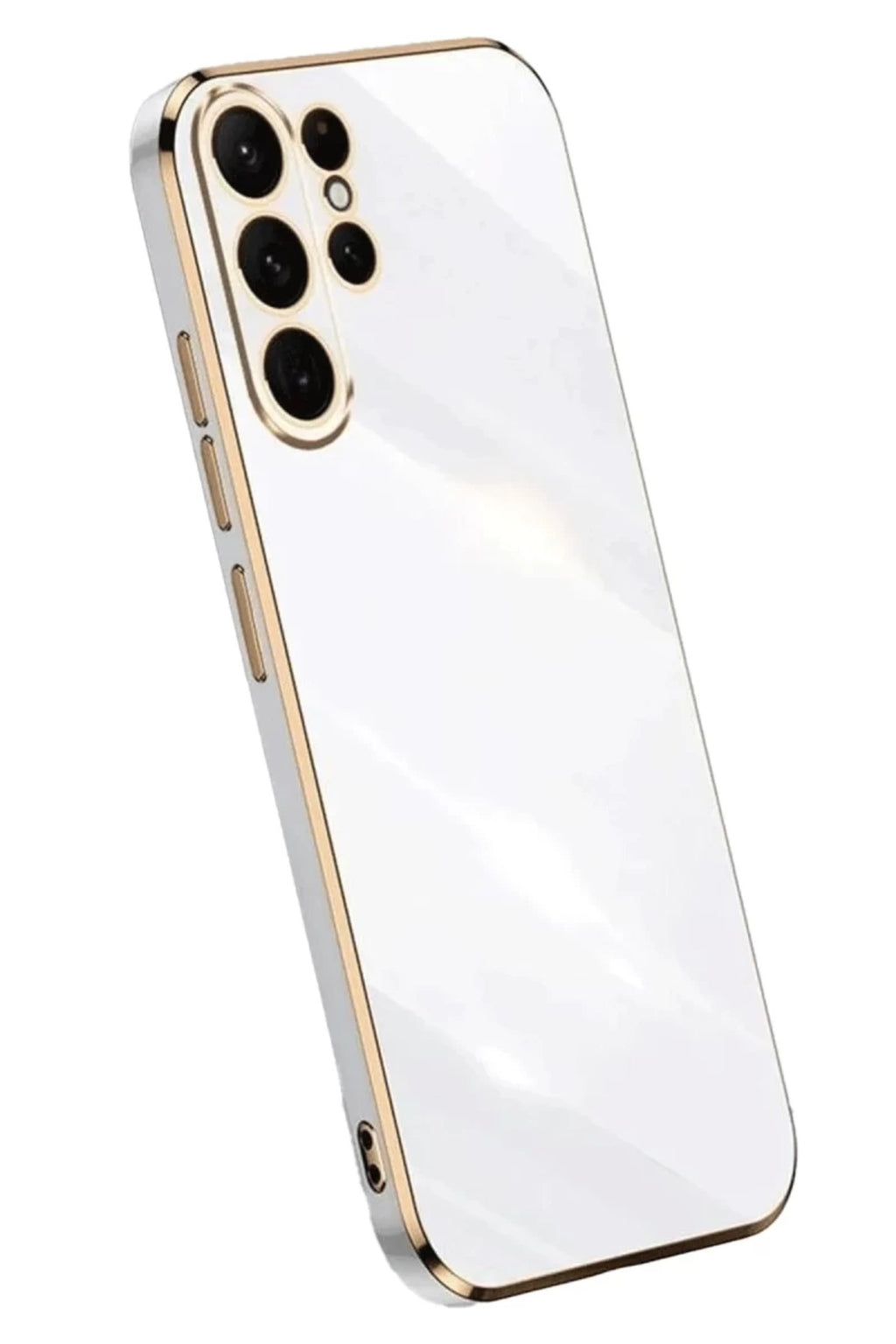 Samsung Galaxy S24 Ultra Uyumlu Kılıf Volet Silikon - Beyaz