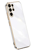 Samsung Galaxy S24 Ultra Uyumlu Kılıf Volet Silikon - Beyaz