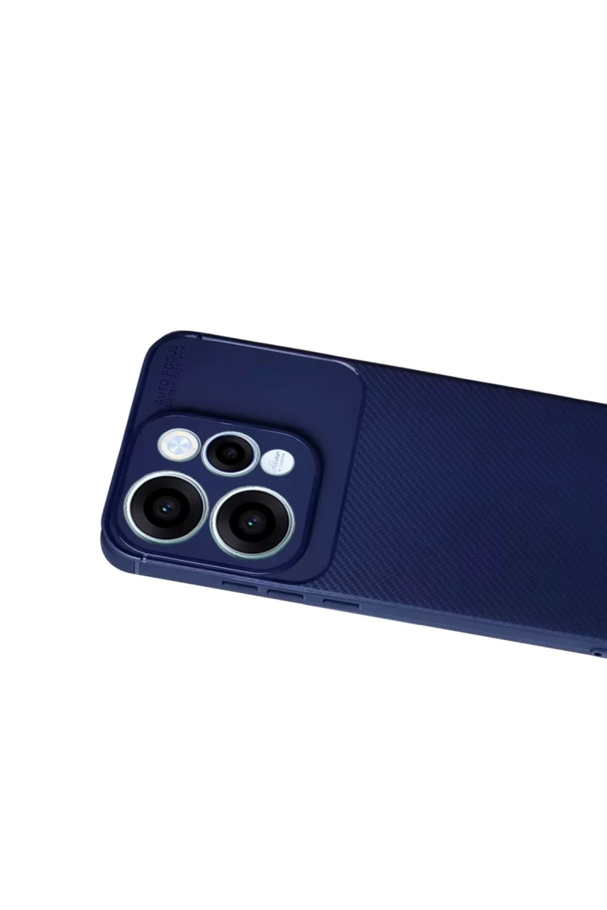 Oppo Reno 15 Uyumlu Auto Focus Karbon Kapak - Lacivert