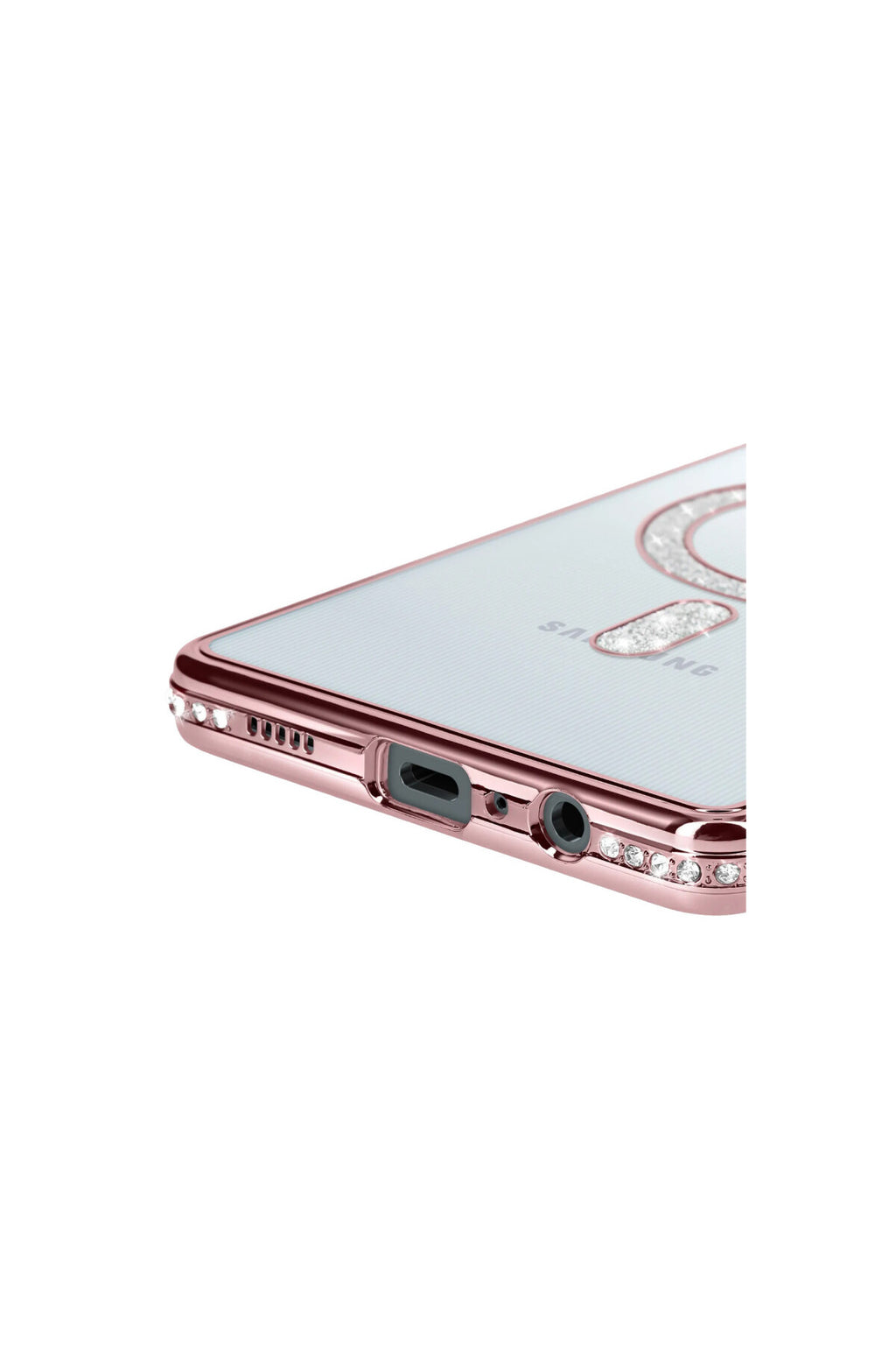 Samsung Galaxy A06 Uyumlu Joke Simli Magneticsafe Kılıf - Pembe