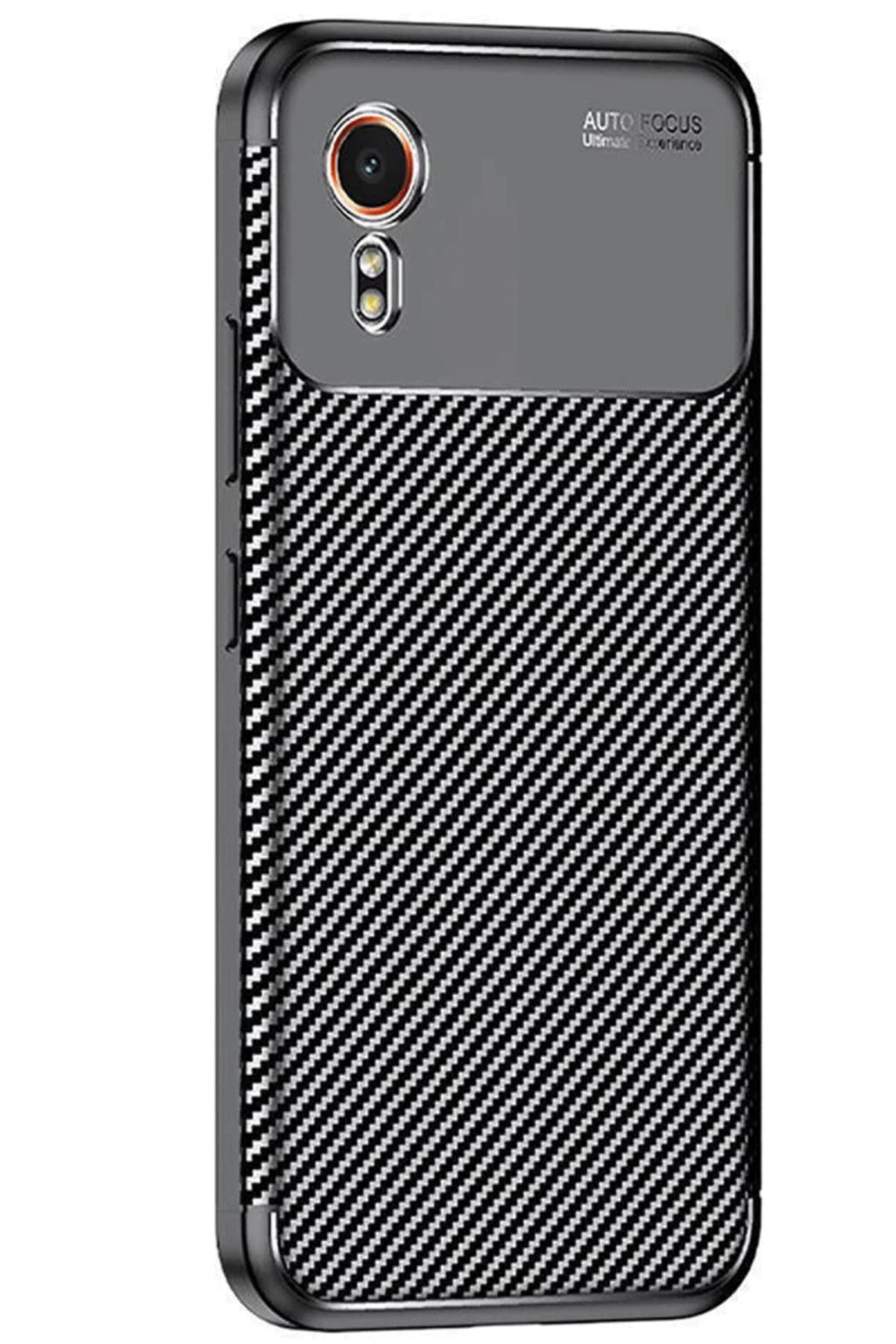 Samsung Galaxy XCover 7 Kılıf Auto Focus Karbon Kapak - Siyah