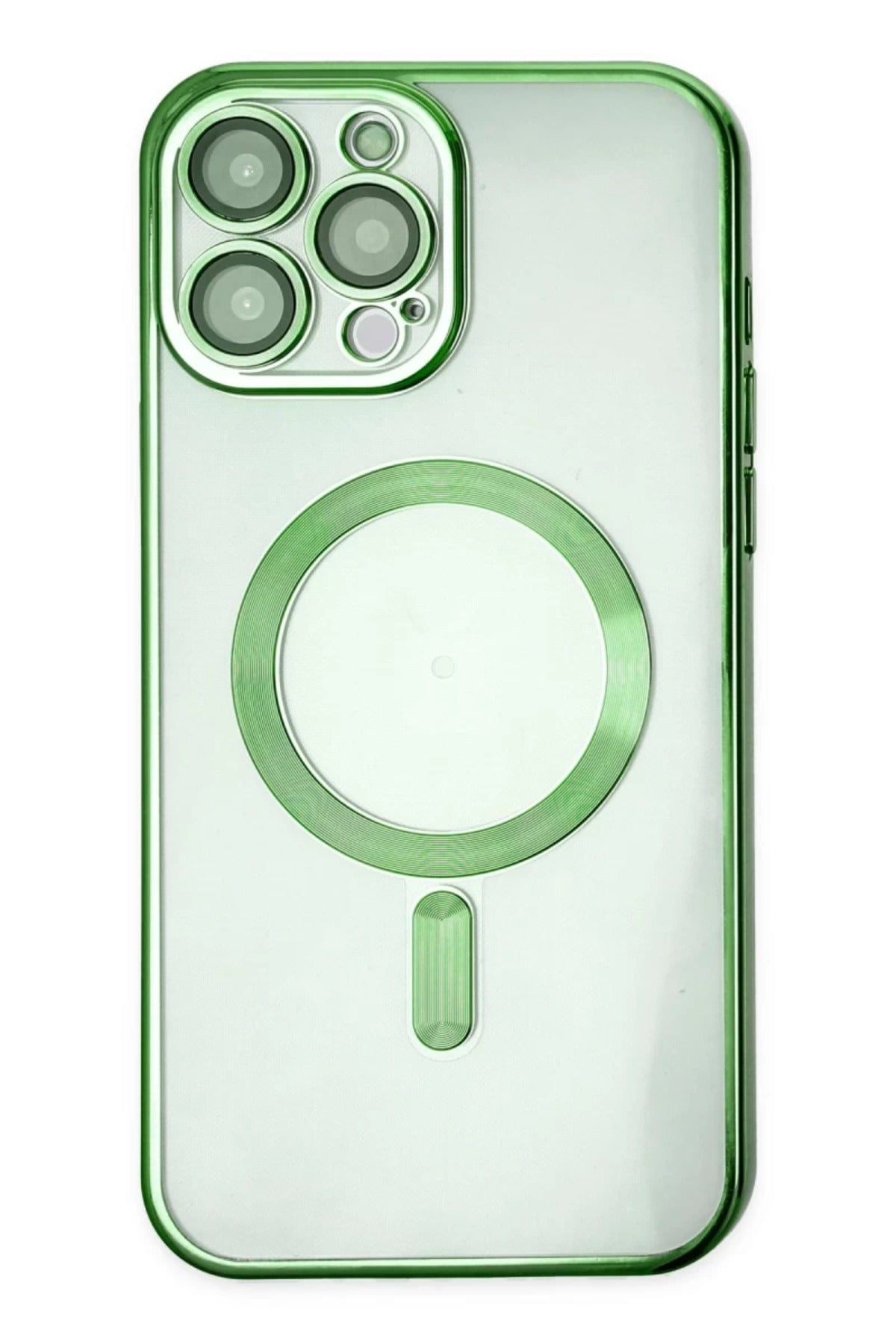 Apple iPhone 14 Pro Uyumlu Kılıf Kross Magneticsafe Kapak - Koyu Yeşil