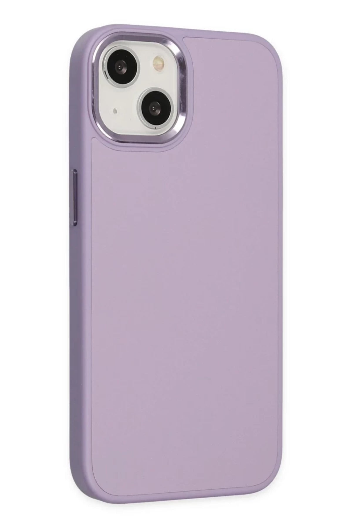 Apple iPhone 14 Plus Uyumlu Kılıf Asya Deri Silikon - Lila