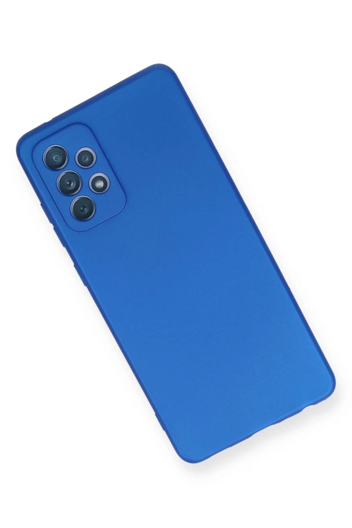 Samsung Galaxy A72 Uyumlu Kılıf First Silikon - Mavi