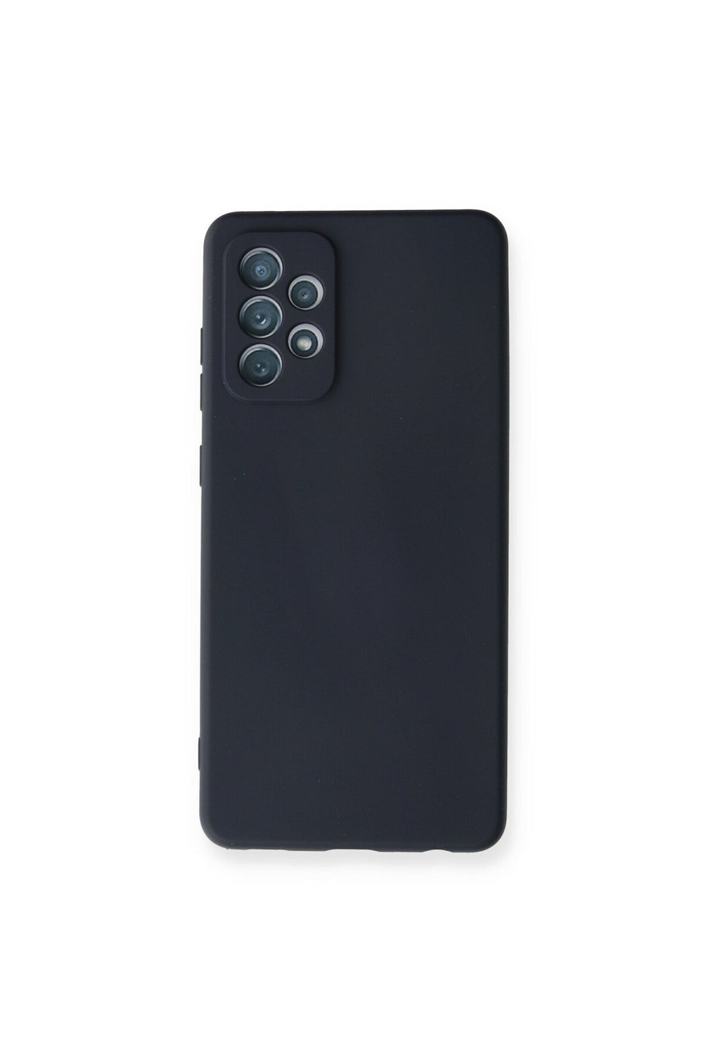 Samsung Galaxy A72 Uyumlu Kılıf Nano içi Kadife Silikon - Lacivert