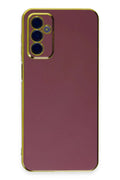 Samsung Galaxy M23 Uyumlu Kılıf Volet Silikon - Kırmızı