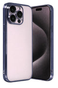 Apple iPhone 15 Pro Max Uyumlu Lensli Silikon - Lacivert