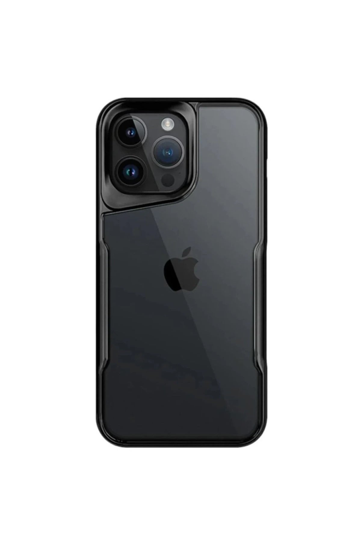 Apple iPhone 15 Pro Max Uyumlu Kılıf Boyi Silikon Kapak - Siyah