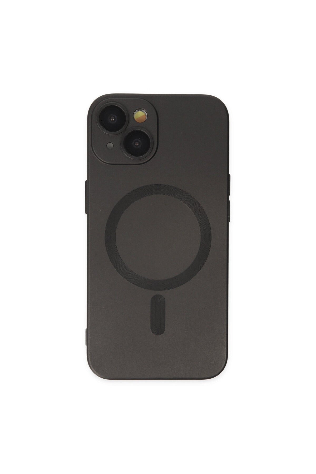 Apple iPhone 14 Plus Uyumlu Kılıf Moshi Lens Magneticsafe Silikon - Siyah