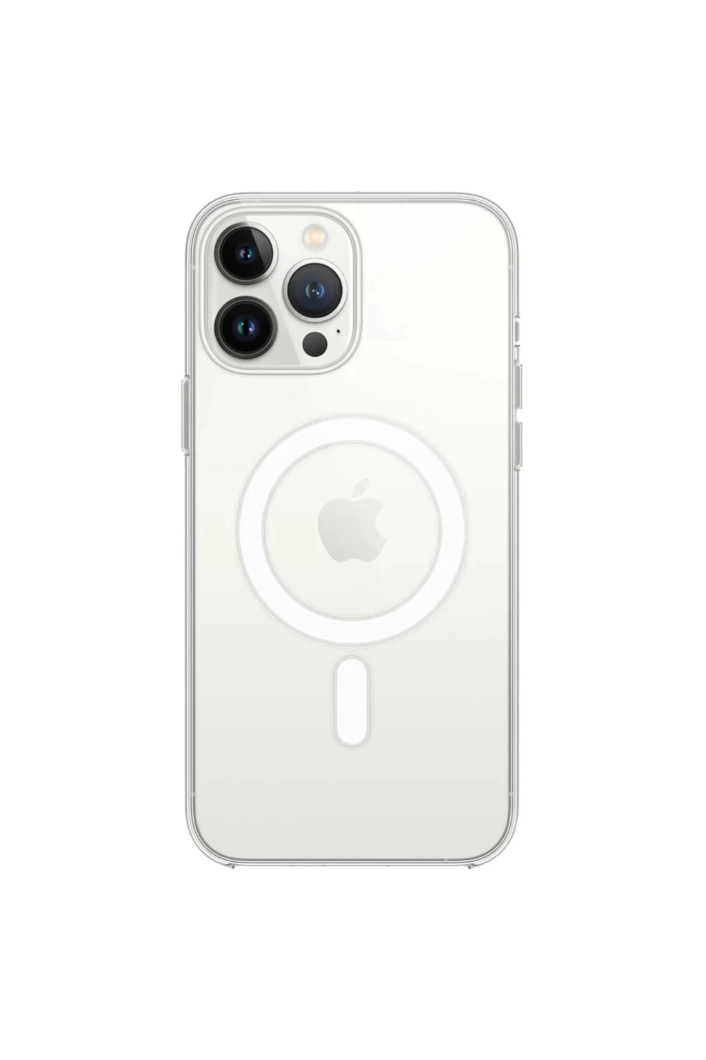 Apple iPhone 14 Pro Max Uyumlu Kılıf Magneticsafe Şeffaf Silikon - Şeffaf