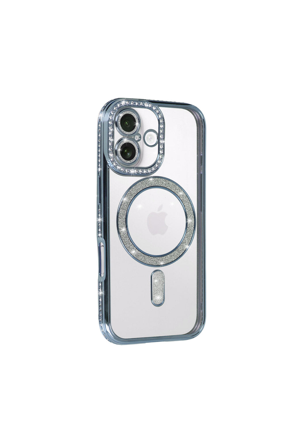 Apple iPhone 17 Uyumlu Joke Simli Magneticsafe Kılıf - Mavi
