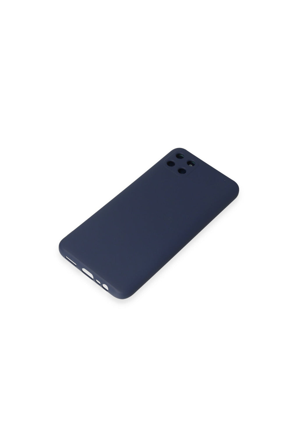 Realme C11 Uyumlu Kılıf Nano içi Kadife Silikon - Lacivert