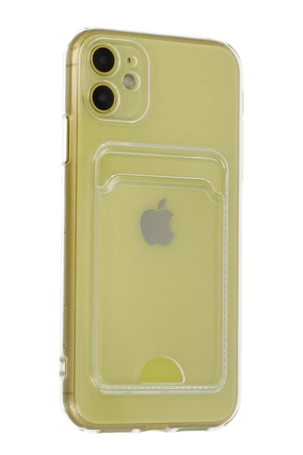 Apple iPhone 11 Uyumlu Kılıf Kart Şeffaf Silikon - Şeffaf
