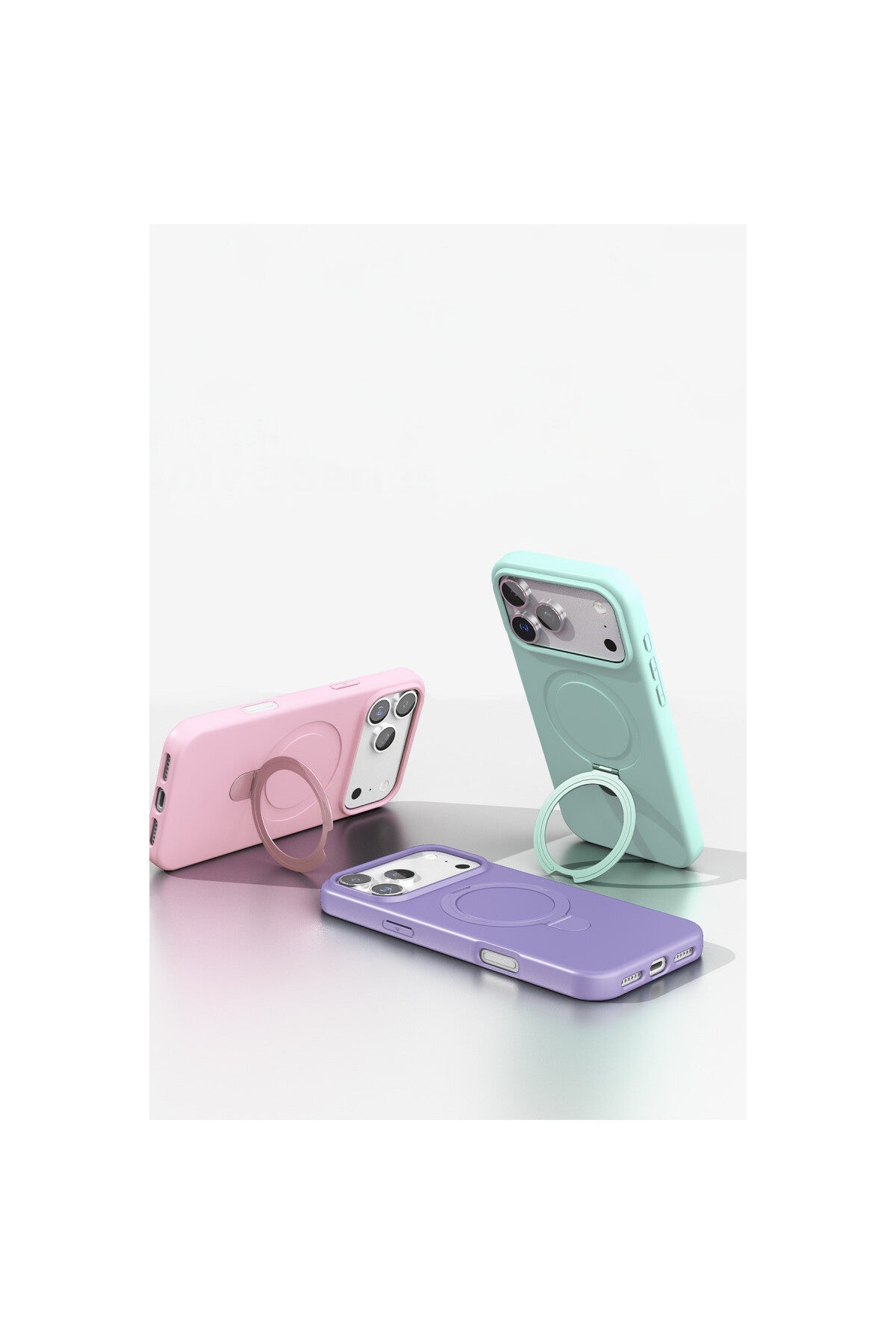 Apple iPhone 17 Pro Uyumlu Regal Magsafe Standlı Kapak - Titan Gri