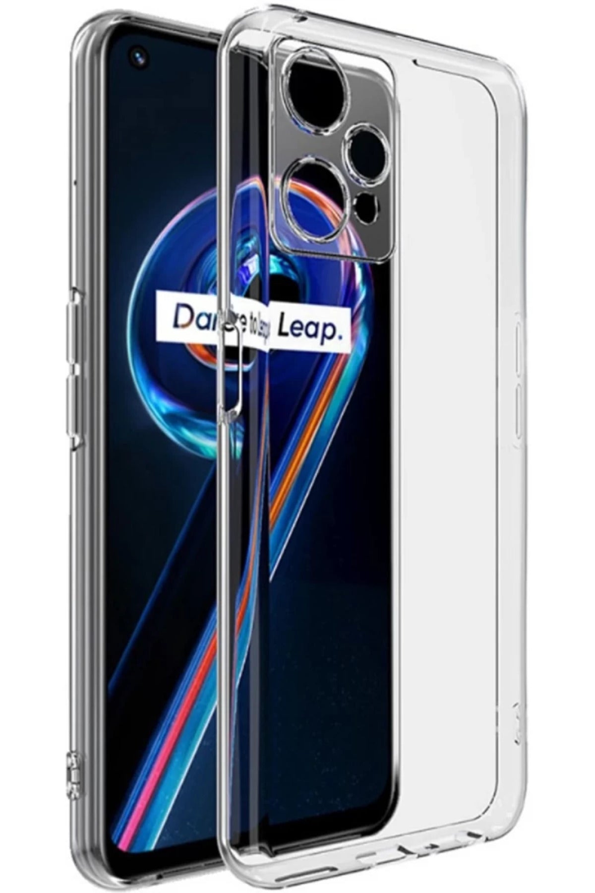 Realme 9 Pro 5G Uyumlu Kılıf Lüx Şeffaf Silikon