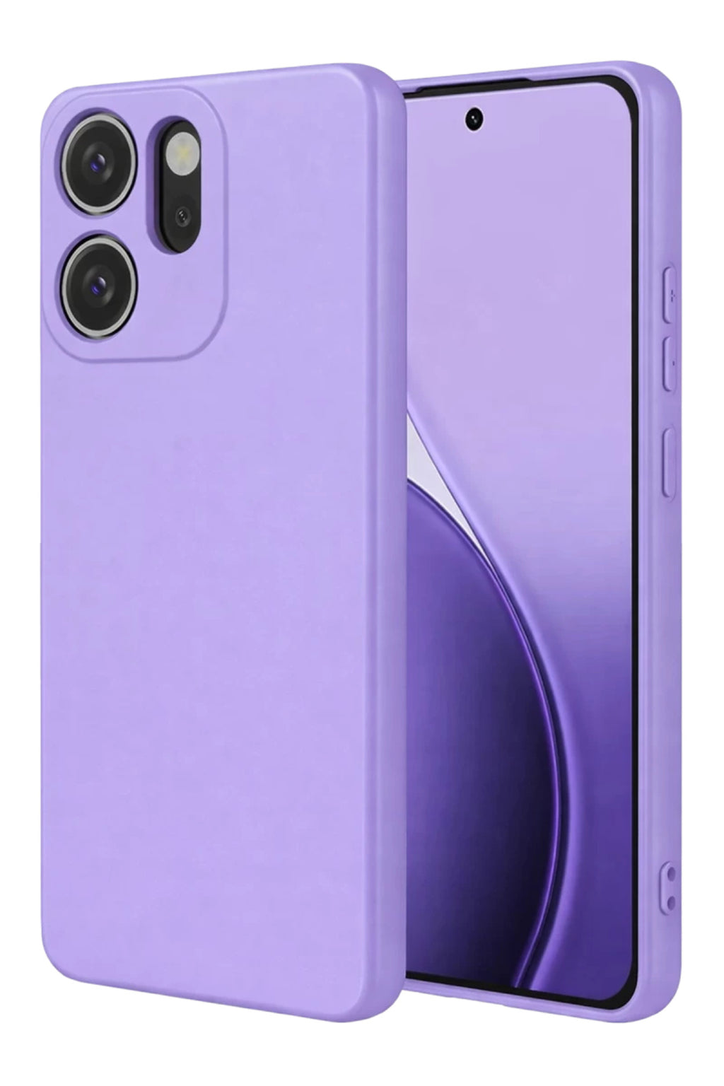 Oppo Reno 14F Uyumlu First Silikon - Lila