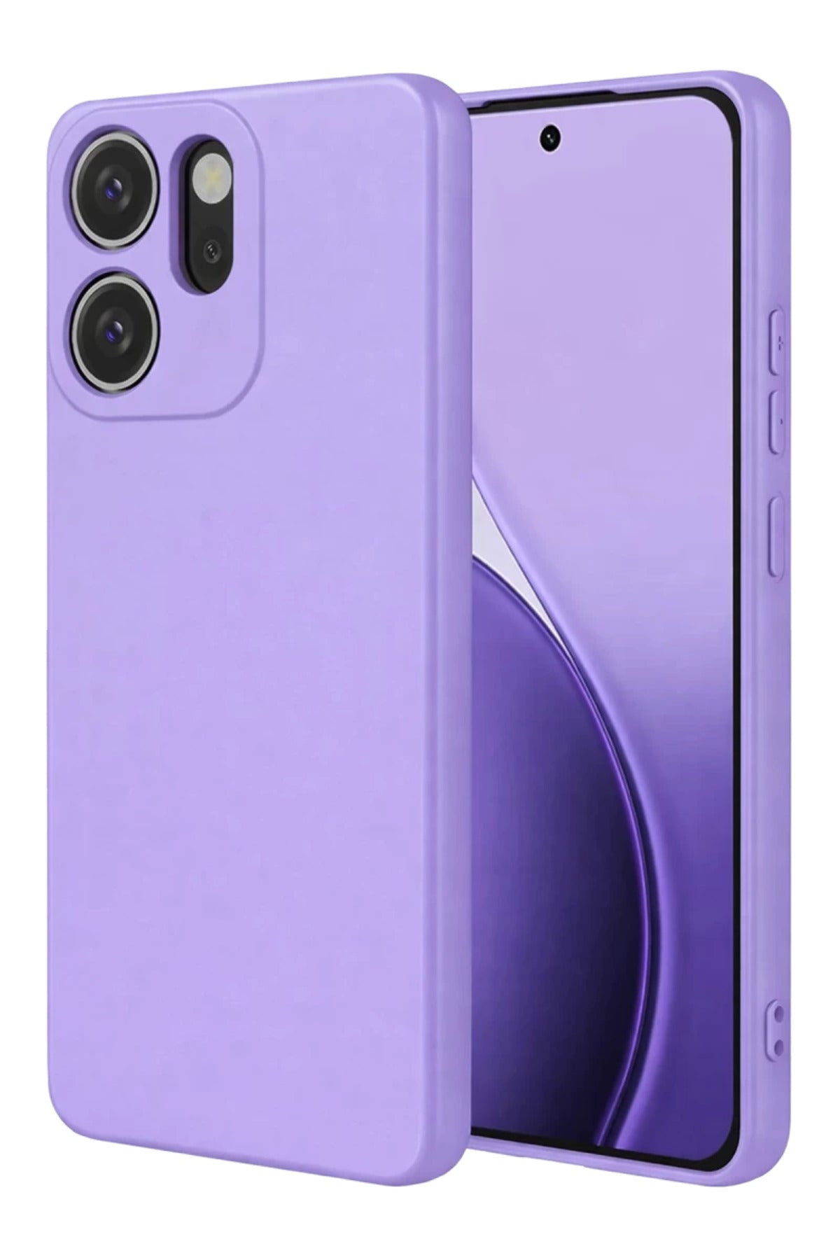 Oppo Reno 14F Uyumlu First Silikon - Lila
