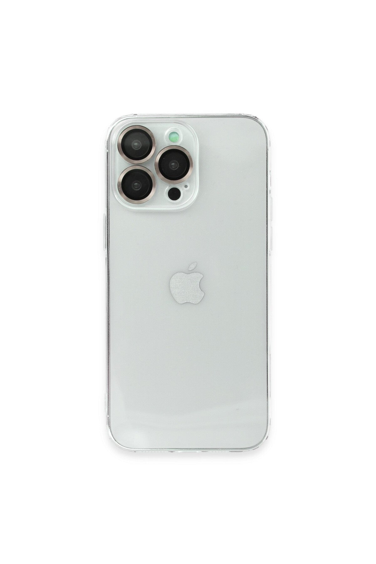 Apple iPhone 13 Pro Uyumlu Kılıf Luko Lens Silikon -Yeşil