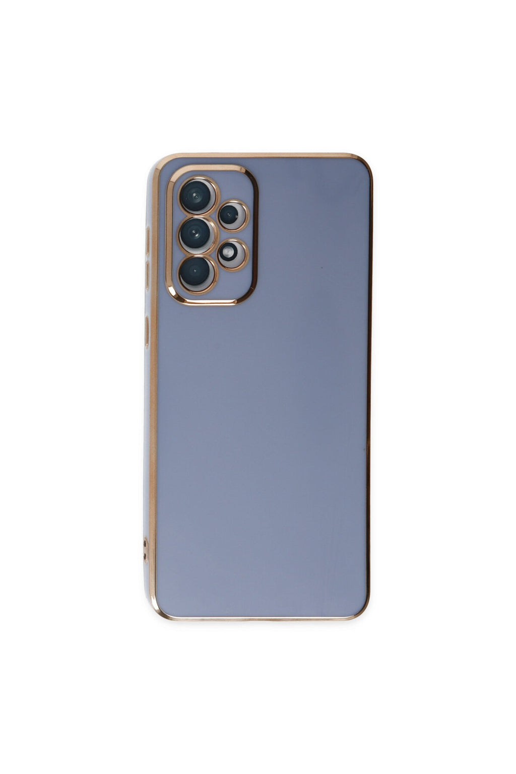 Samsung Galaxy A73 5G Uyumlu Kılıf Volet Silikon - Mavi