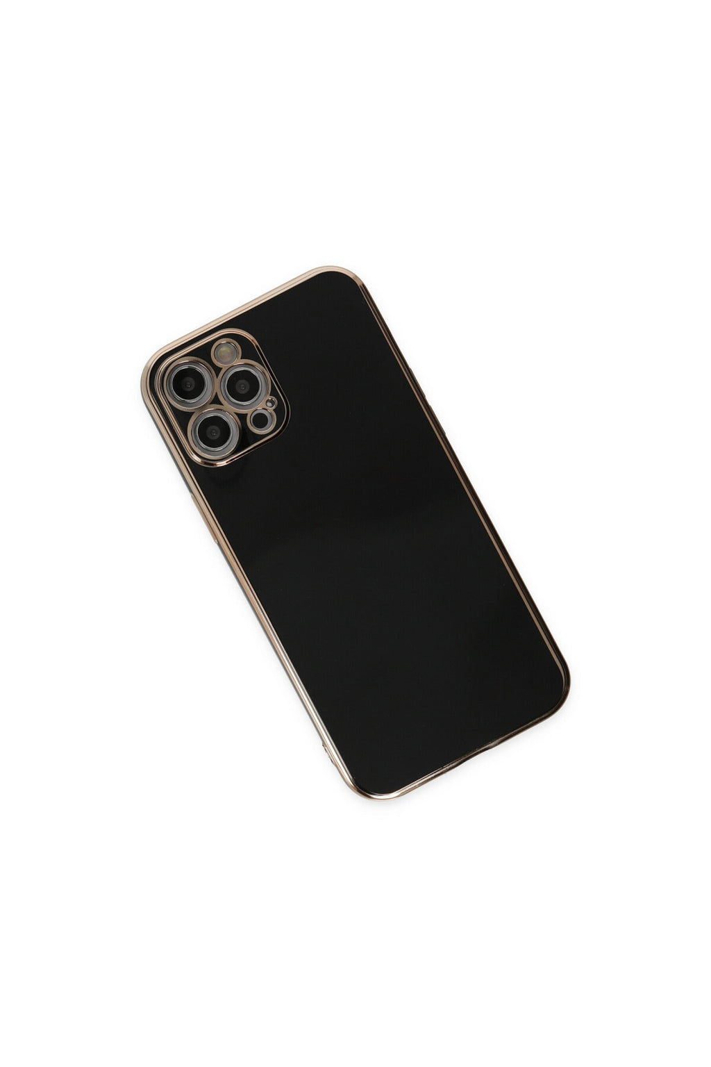 Apple iPhone 12 Pro Uyumlu Kılıf Volet Silikon - Siyah