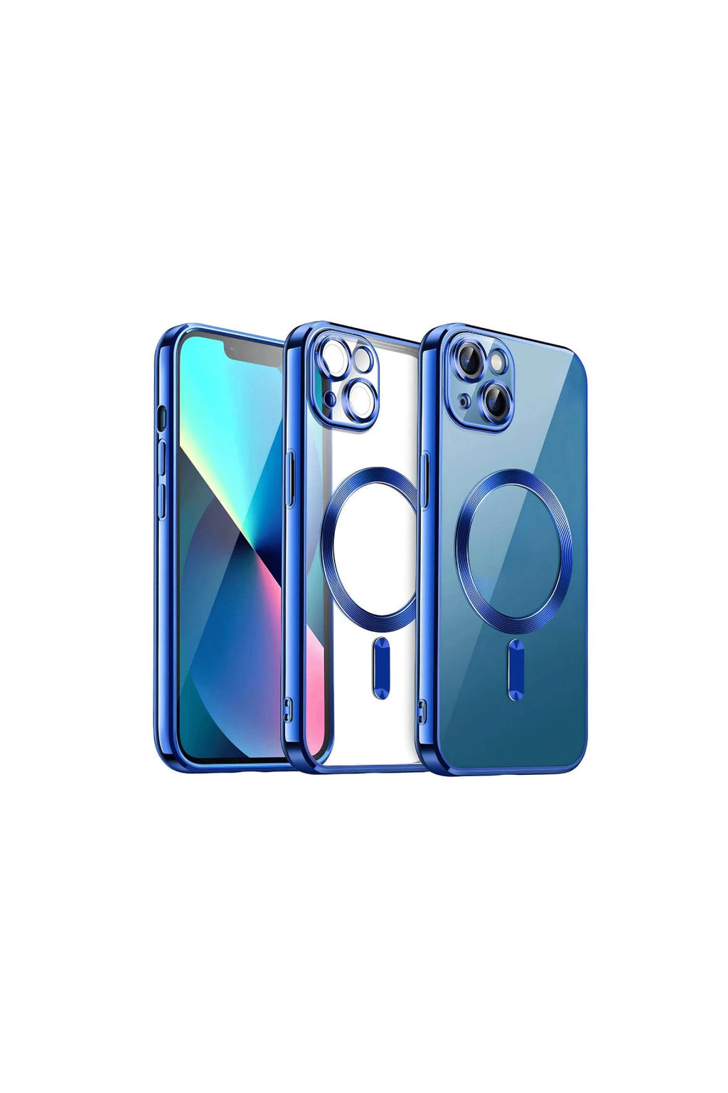 Apple iPhone 13 Uyumlu Kılıf Kross Magneticsafe Kapak - Lacivert