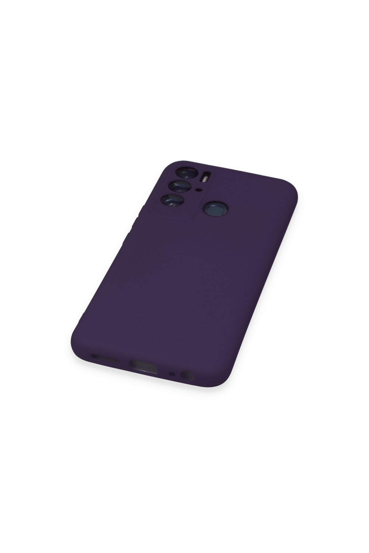 Tecno Pova Neo Kılıf Nano içi Kadife Silikon - Mor