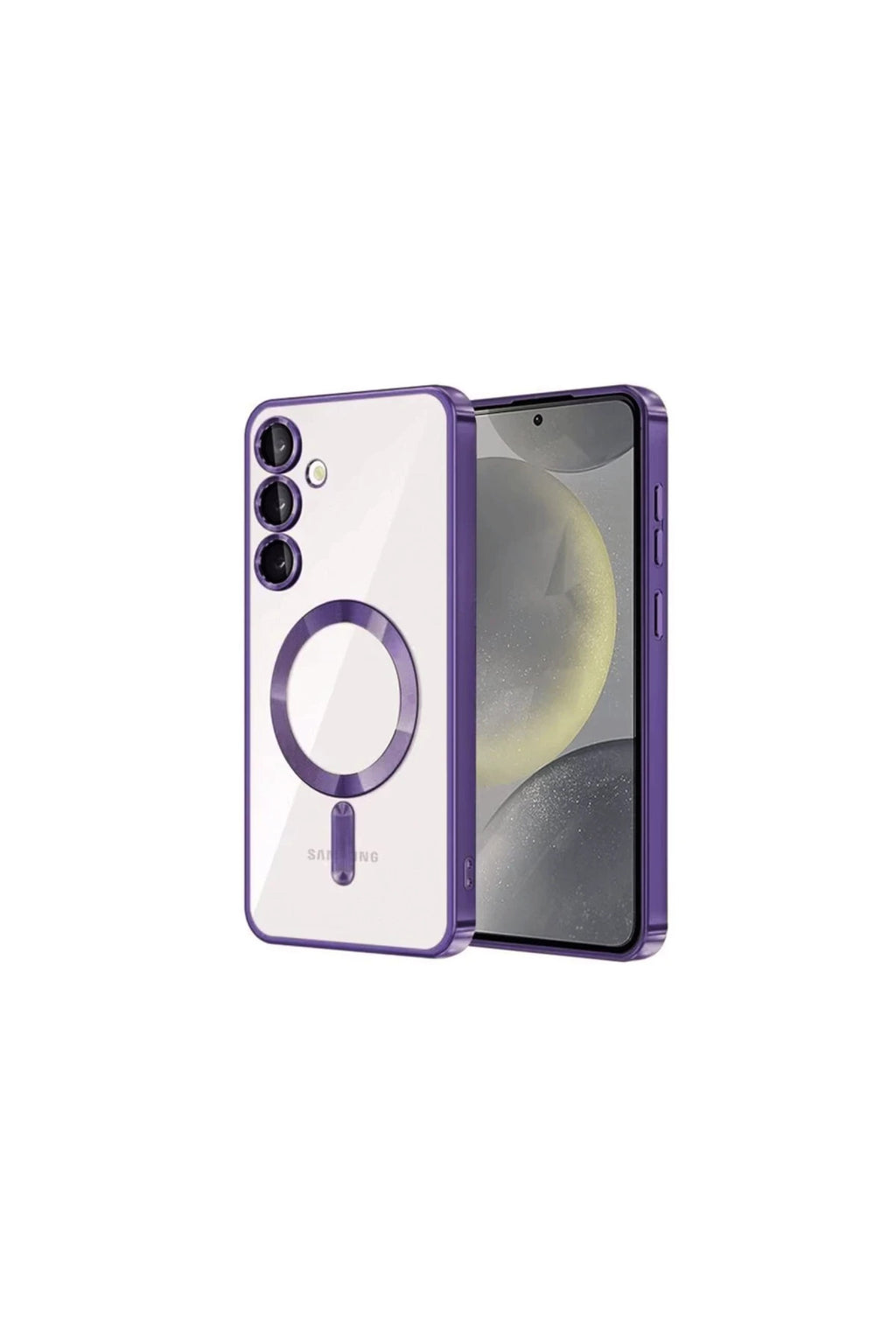 Samsung Galaxy S23 Uyumlu Kılıf Kross Magneticsafe Kapak - Mor