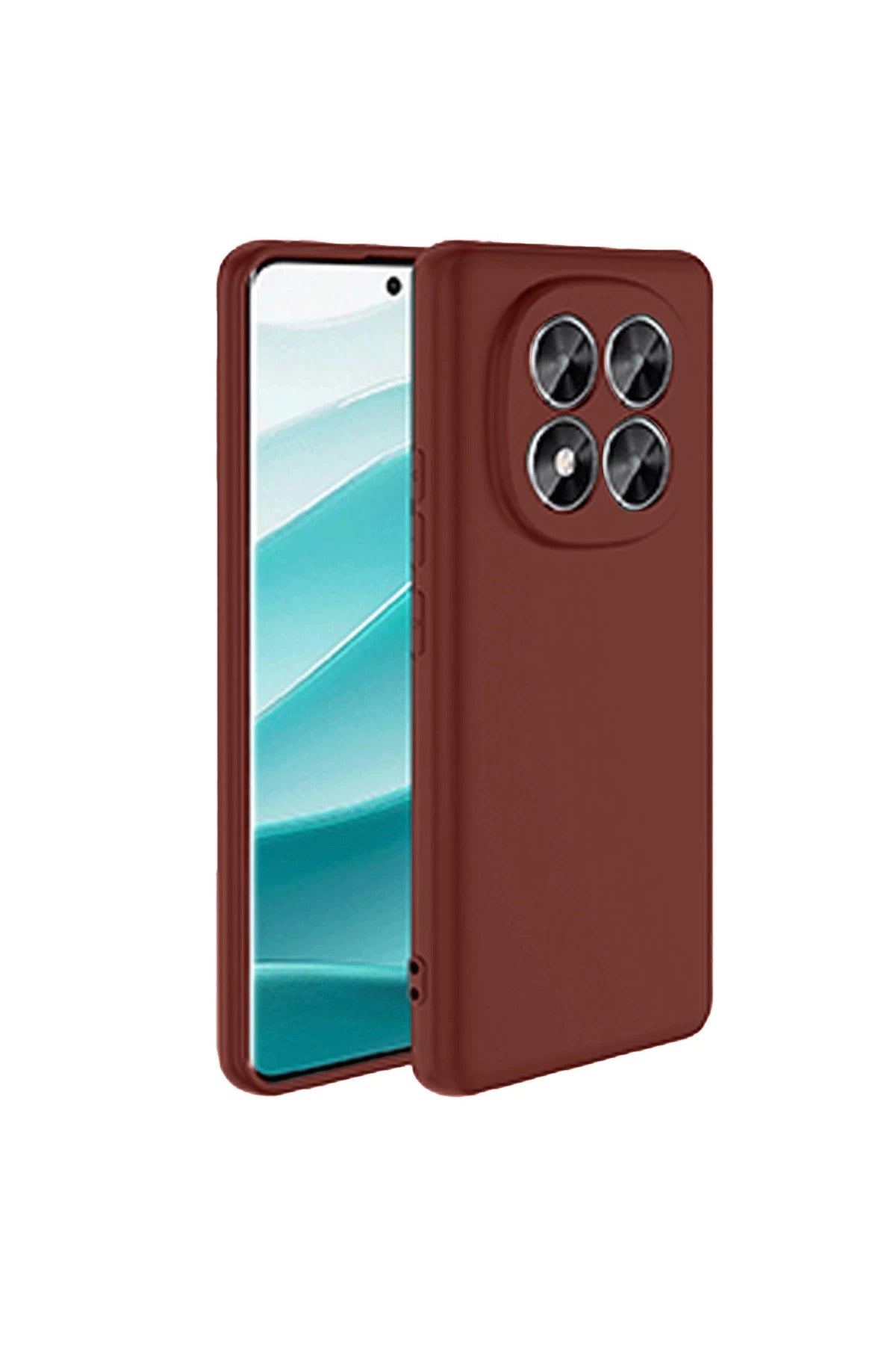 Xiaomi Redmi Note 14 Pro 5G Uyumlu Kılıf First Silikon - Bordo