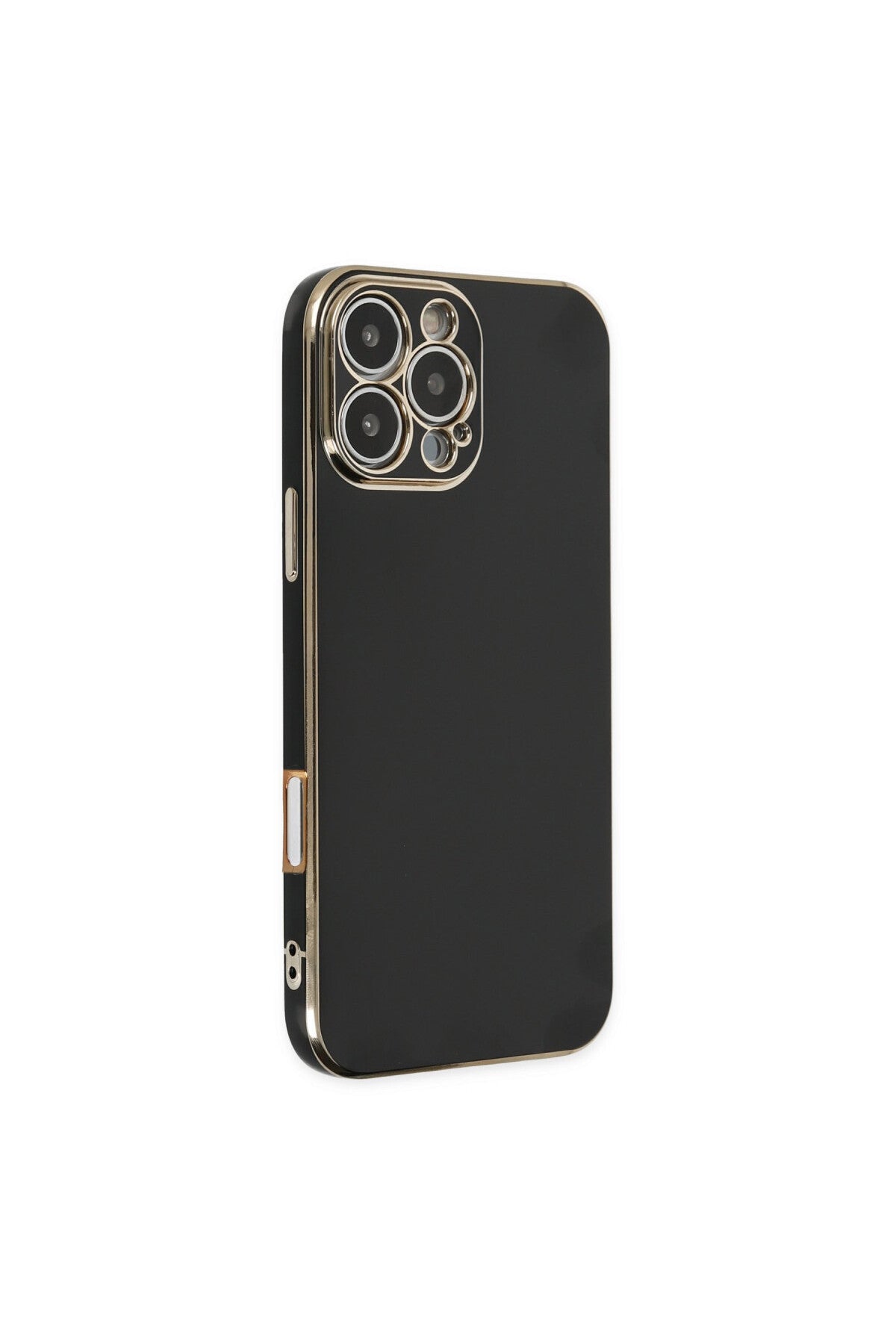Apple iPhone 16 Pro Uyumlu Kılıf Volet Silikon - Siyah