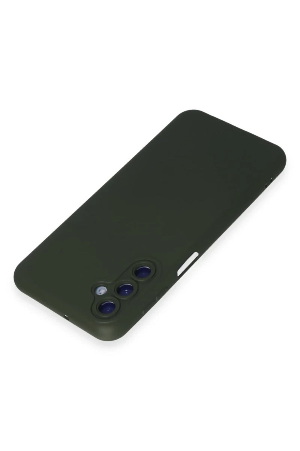 Samsung Galaxy M14 5G Uyumlu Kılıf Nano içi Kadife Silikon - Koyu Yeşil