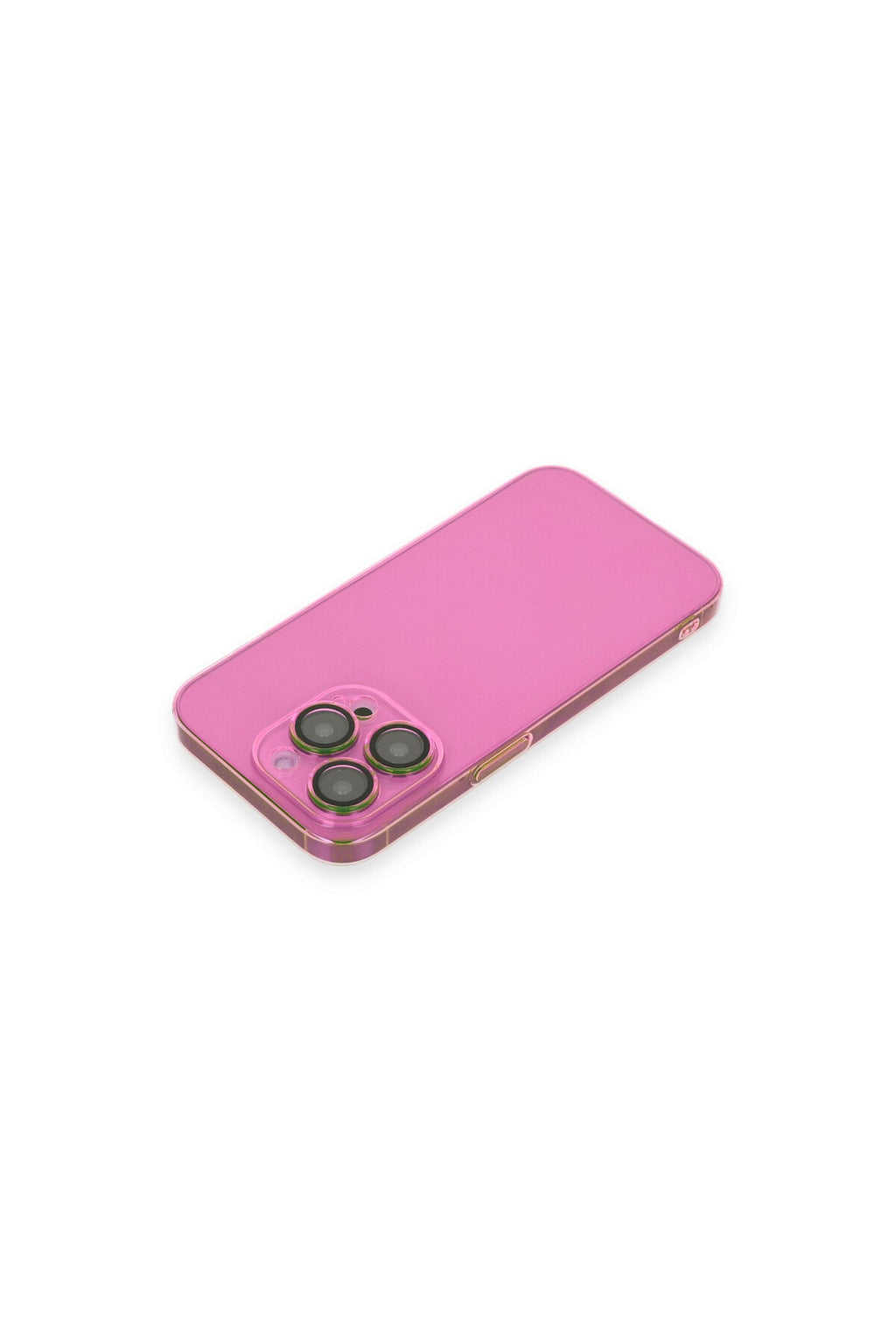 Apple iPhone 13 Pro Max Uyumlu Kılıf Armada Lensli Kapak - Pembe