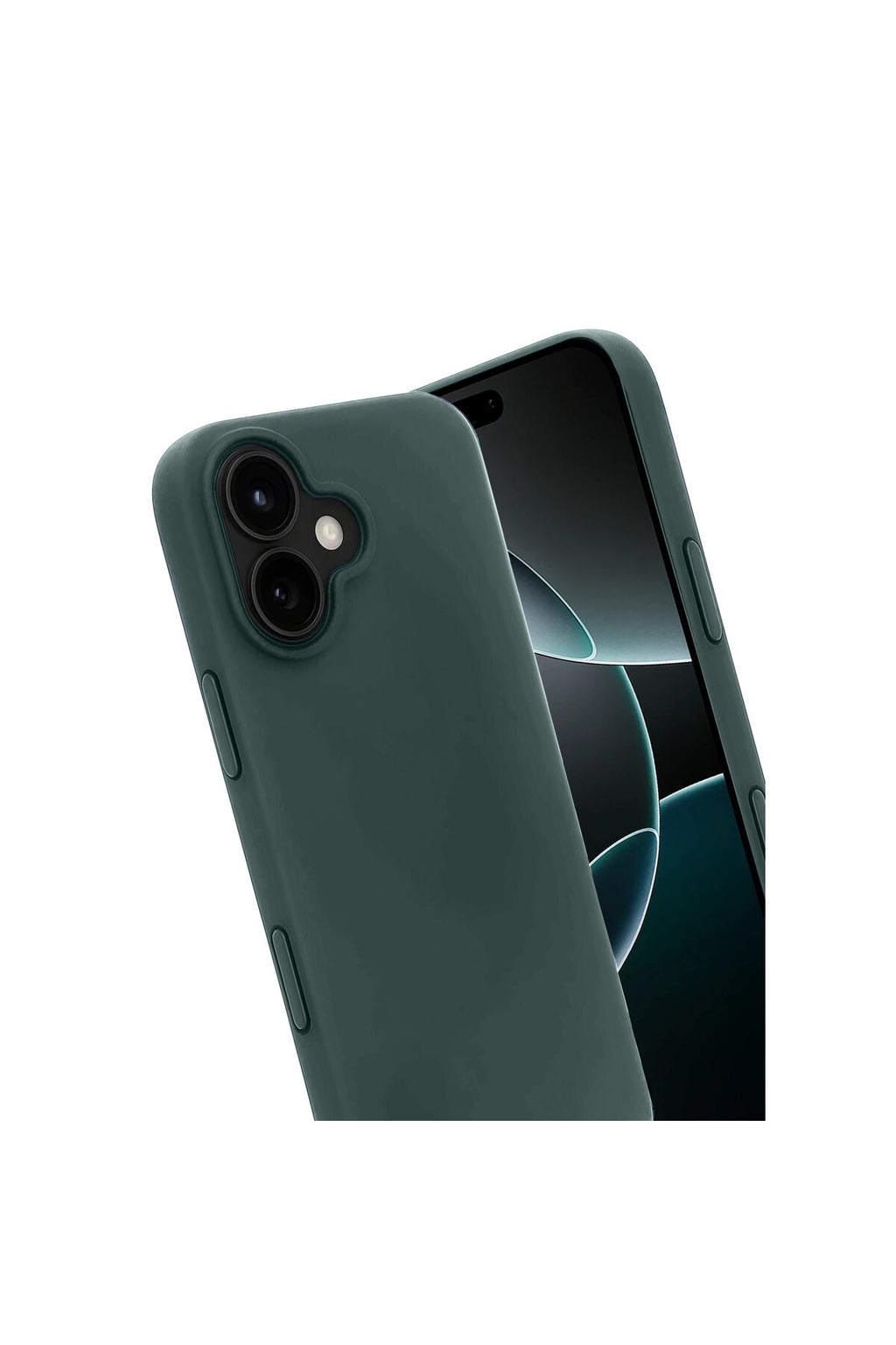 Apple iPhone 17 Uyumlu First Silikon - Koyu Yeşil