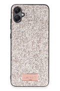 Onegif Samsung Galaxy A05 Uyumlu Bright Simli Kapak - Gold