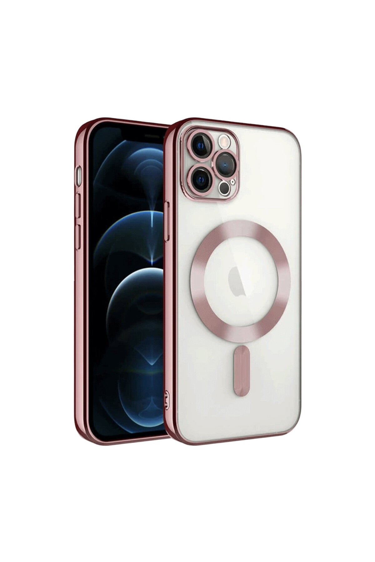 Apple iPhone 13 Pro Uyumlu Kılıf Kross Magneticsafe Kapak - Rose