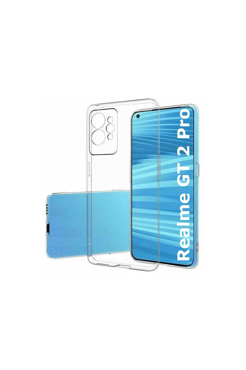 Realme GT2 Pro 5G Uyumlu Kılıf Lüx Şeffaf Silikon