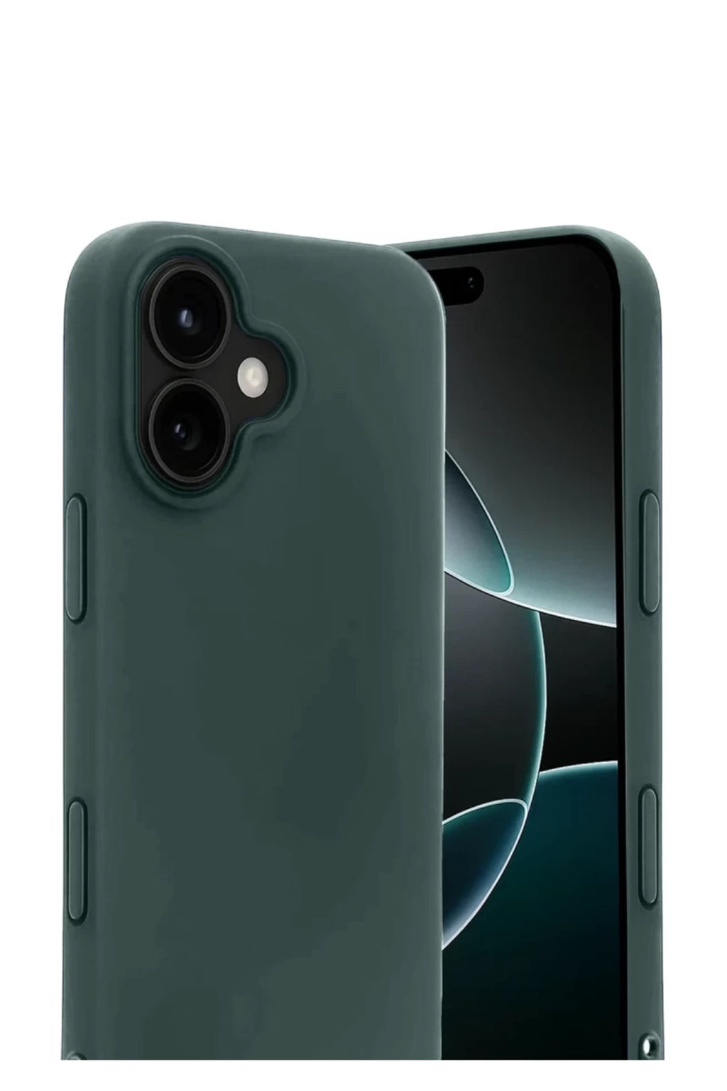 Apple iPhone 17 Uyumlu First Silikon - Koyu Yeşil